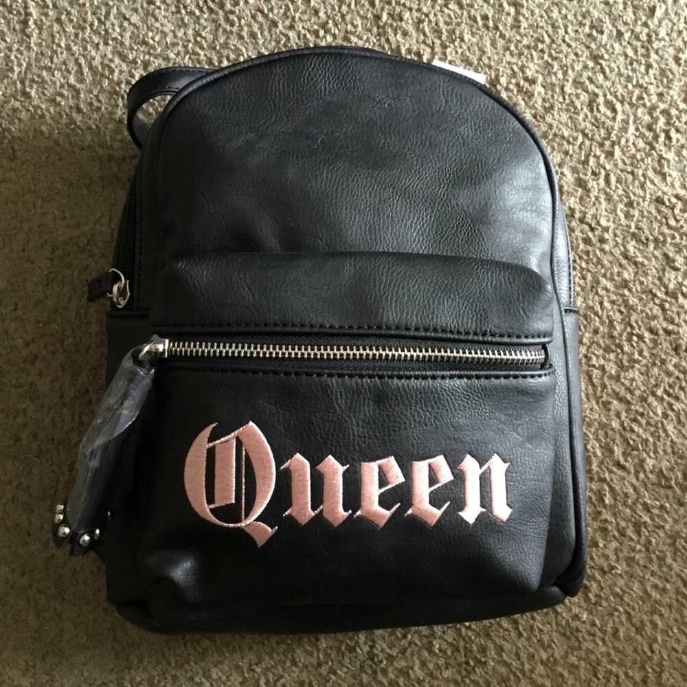 New Queen Print Mini Backpack